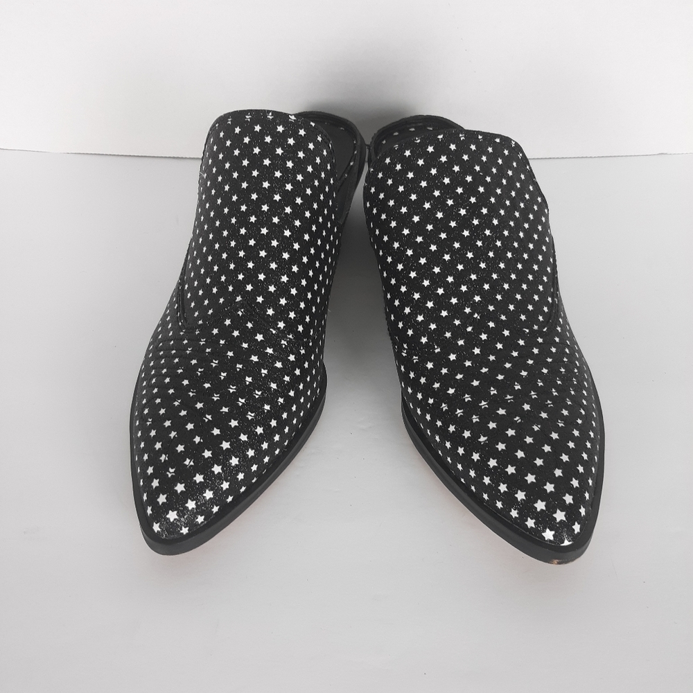 Rebecca Minkoff Karynah Glitter Mid Heel Mules